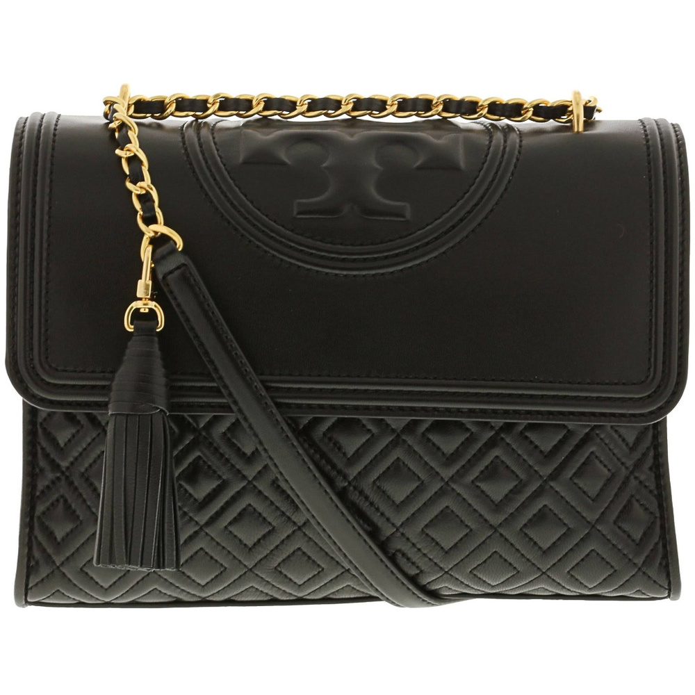 (HALF OFF) Tory Burch - Black Fleming Shoulder Bag - Picture 2 of 3